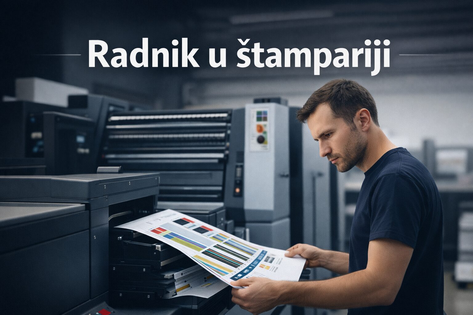 Radnik u štampariji